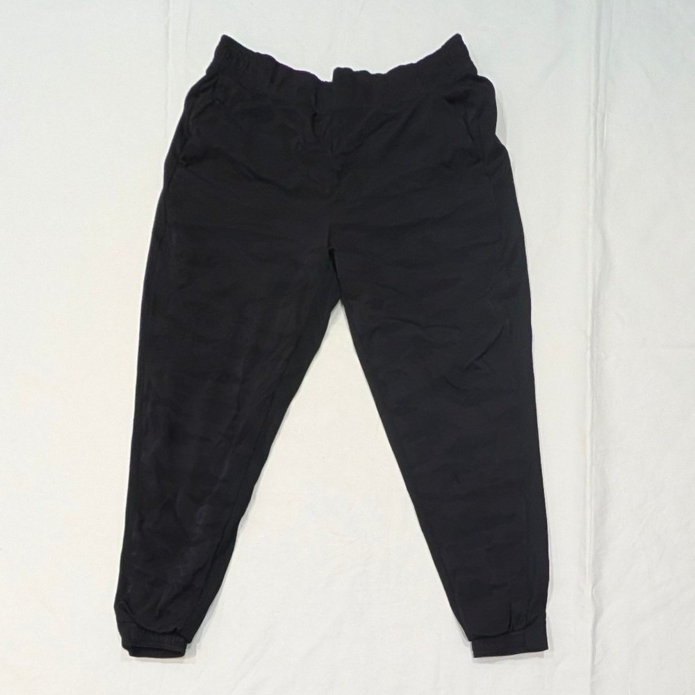 Athleta Brooklyn Lined Camo Jogger Women's Pants Black Camouflage Size 12